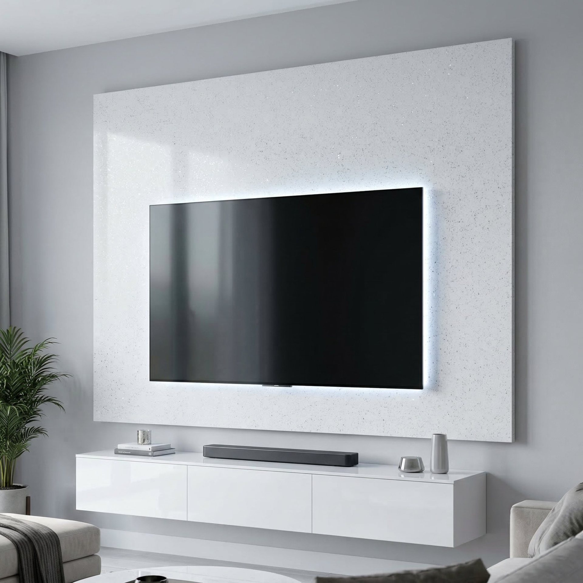 White Sparkle render 3